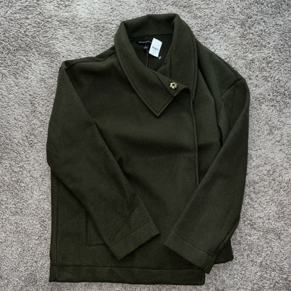 NWT Banana Republic Melton Moto Jacket - Picture 7 of 9